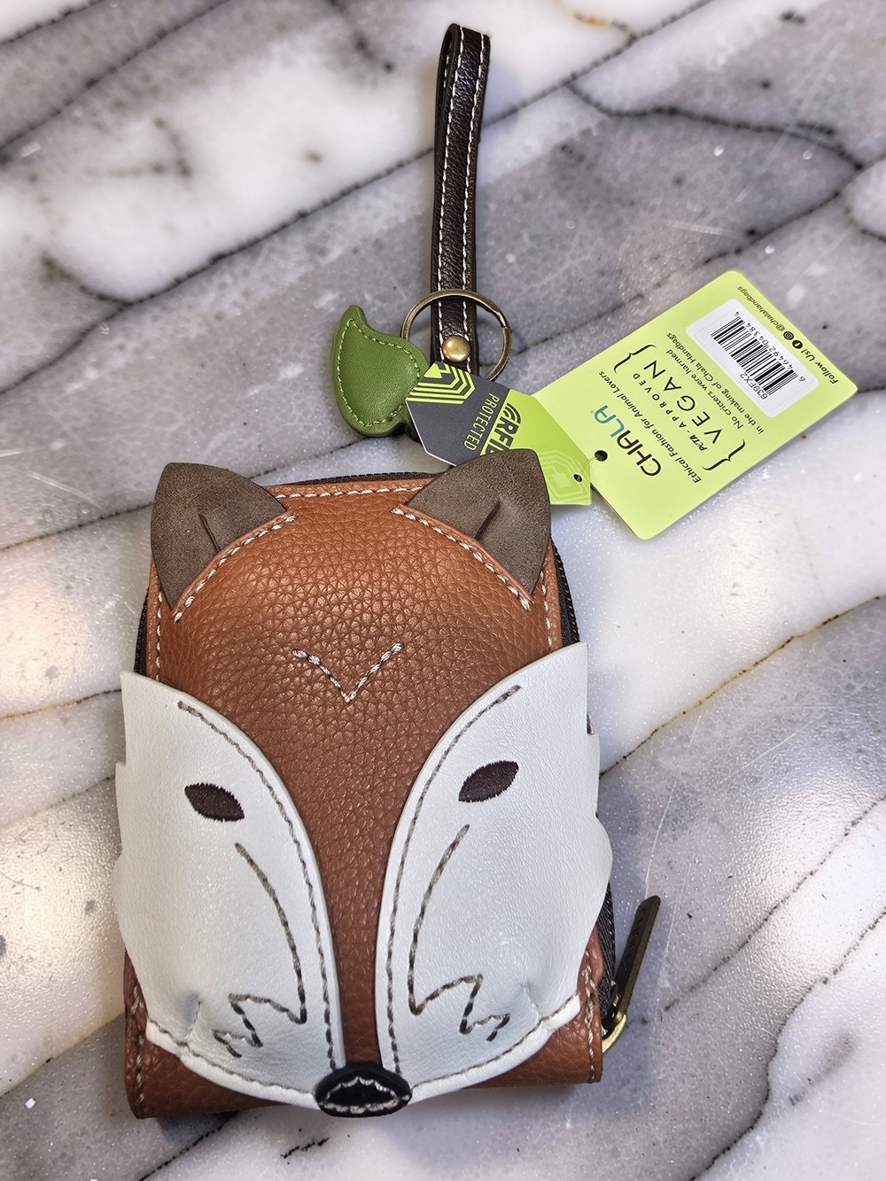 CHALA Fox RFID Credit Card Holder Wallet Wristlet NWT